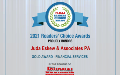 Juda Eskew & Associates Awarded Gold Level Readers’ Choice Award