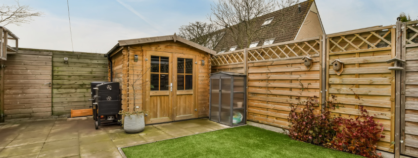 An image of a backyard storage